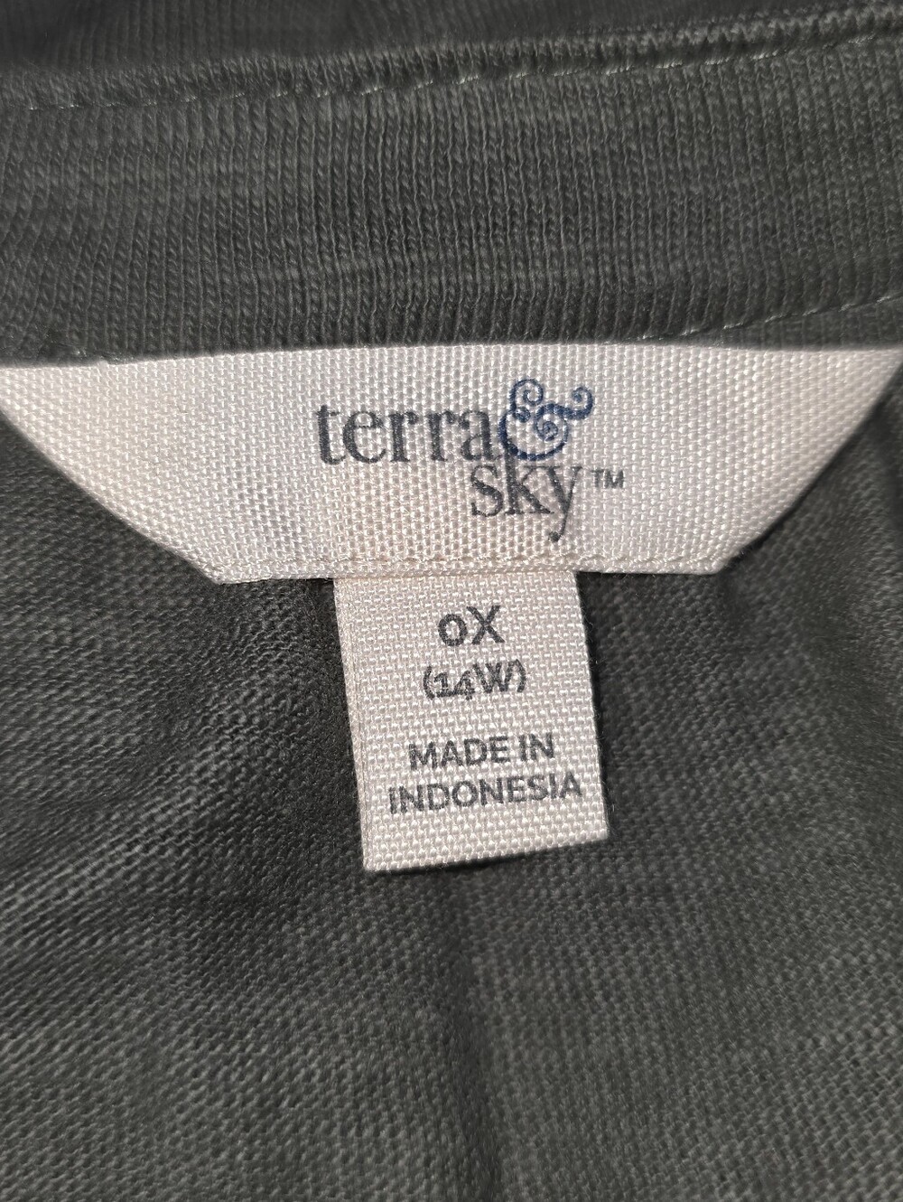 Terra & Sky Romper Size 0X NWOT - Picture 3 of 4